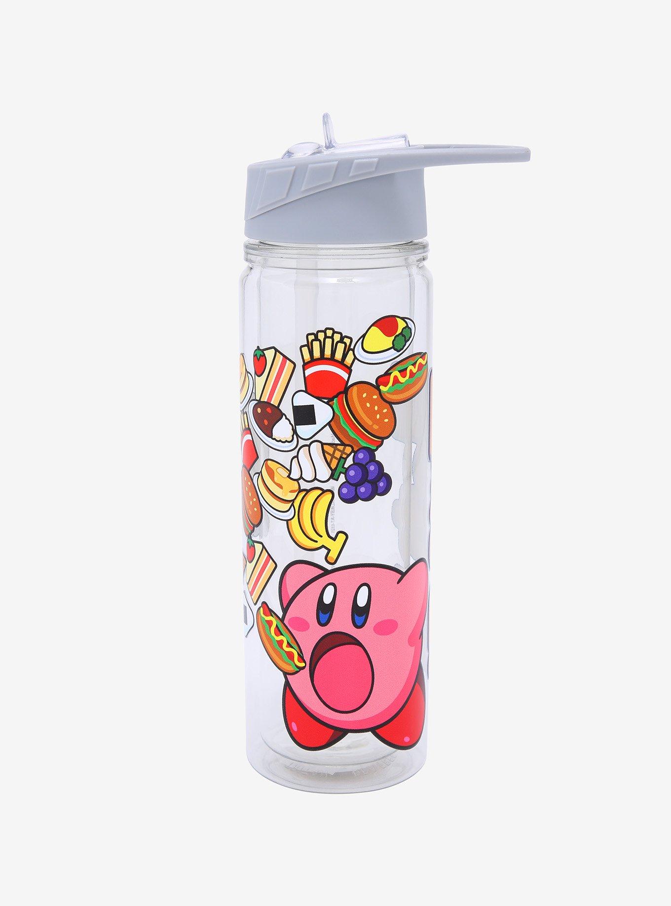 My wife got me this Kirby water bottle as an early Christmas present. The water  bottle is for size comparison. : r/Kirby