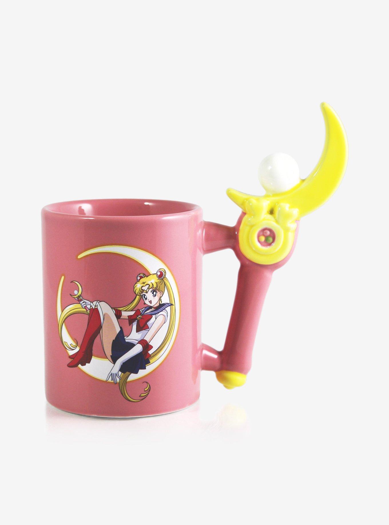 Sailor Moon Moon Wand Handle Sculpted Mug, , hi-res