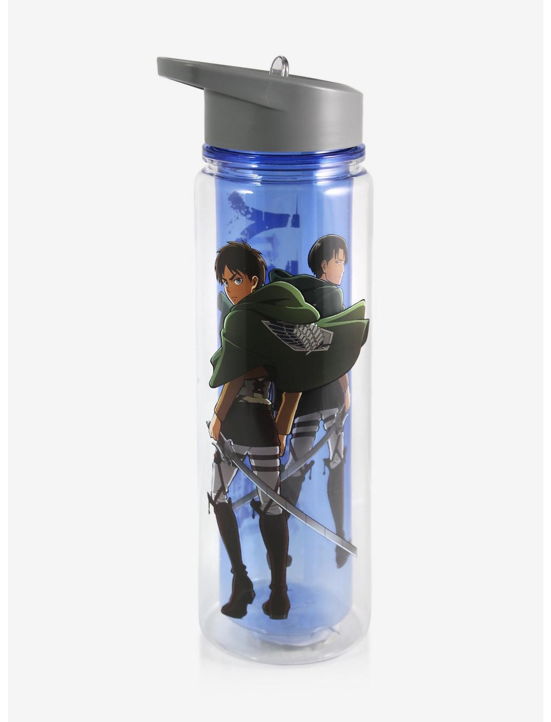 Attack On Titan Levi & Eren Water Bottle, , hi-res