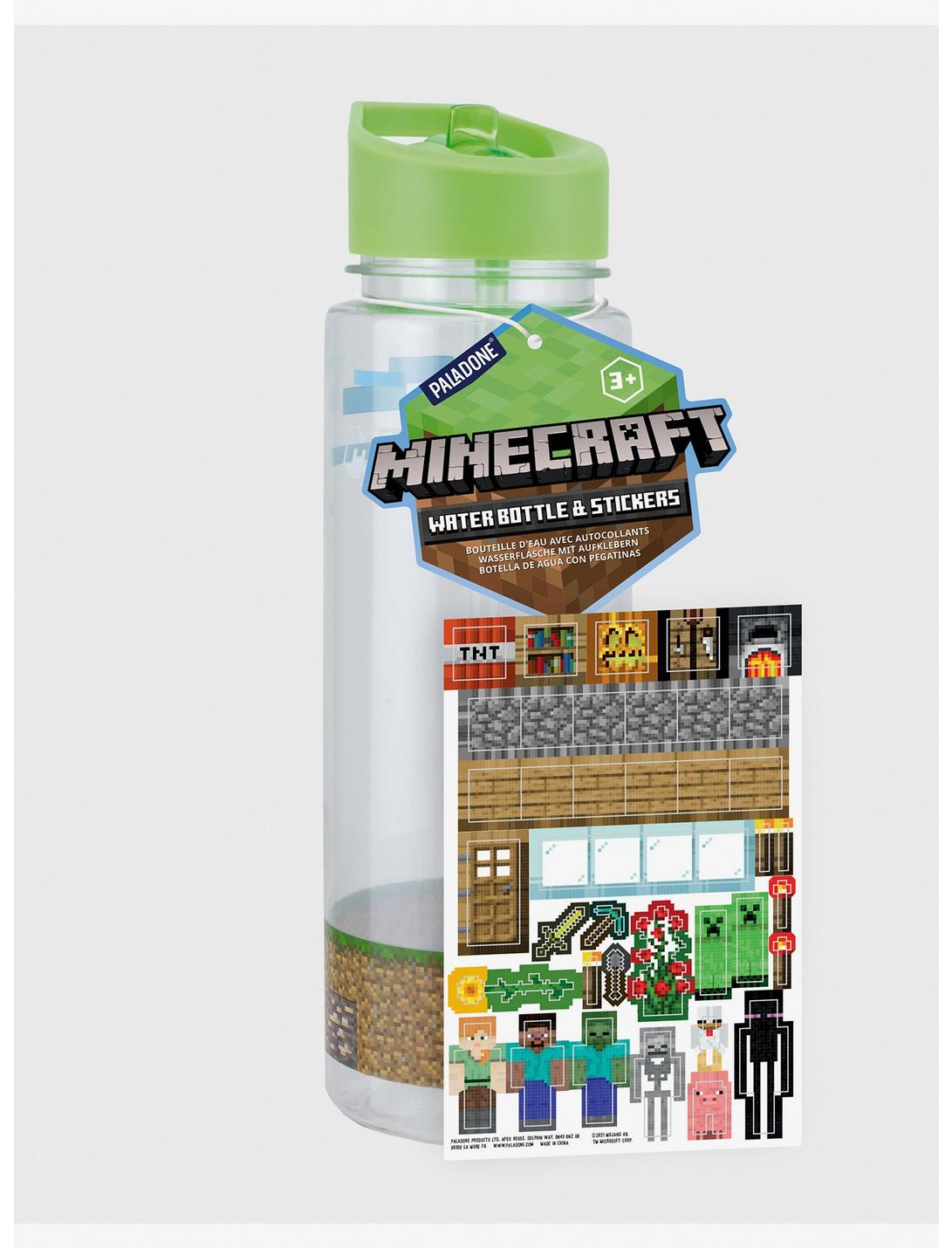 Minecraft Stickers Water Bottle, , hi-res