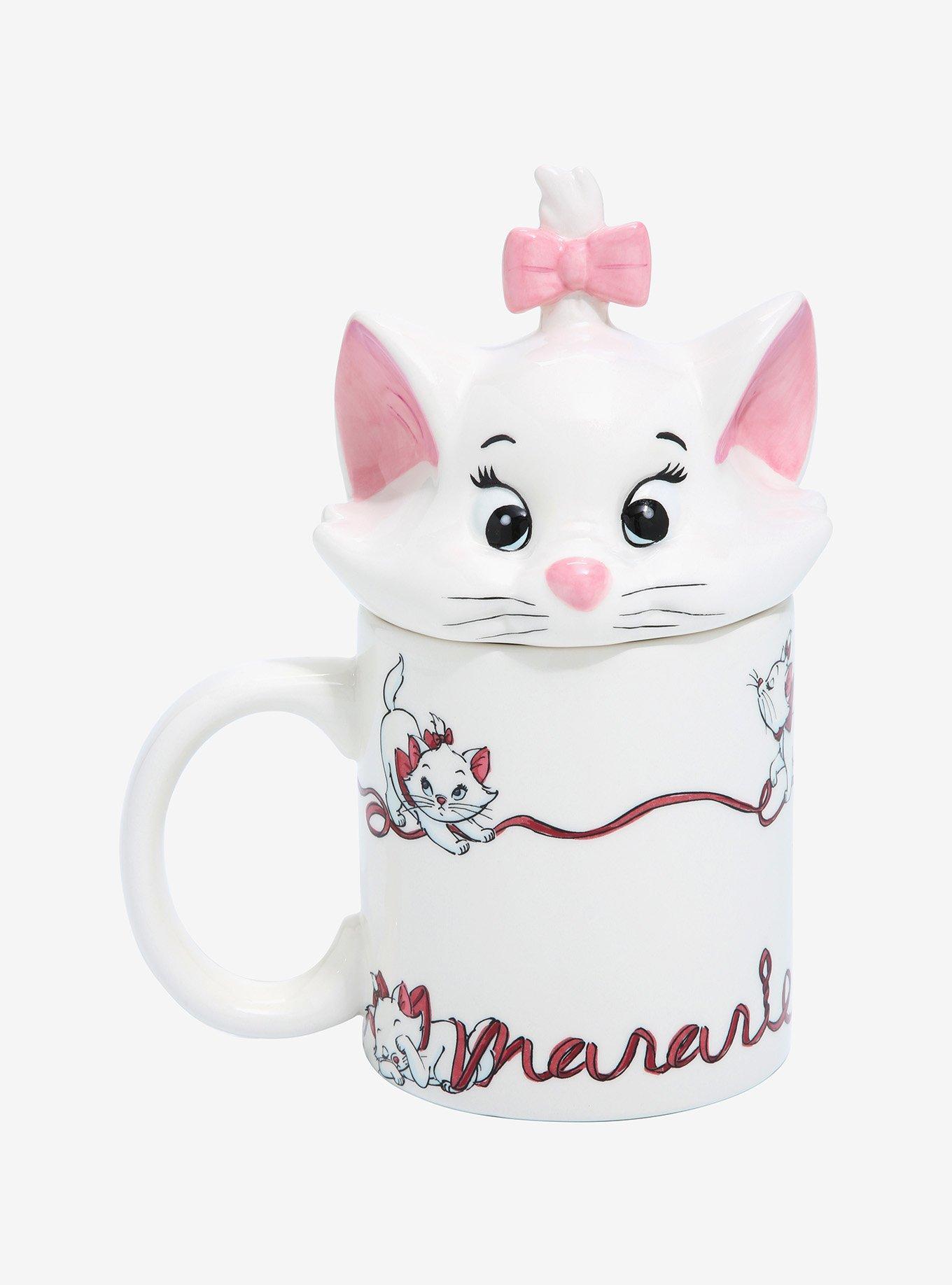 Disney The Aristocats Marie Figural Mug with Lid, , hi-res