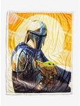 Star Wars The Mandalorian Mando & The Child Throw - BoxLunch Exclusive, , hi-res