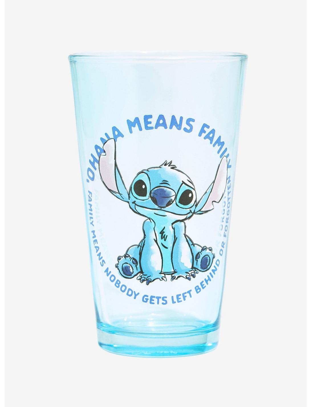Disney Lilo & Stitch Ohana Means Family Pint Glass, , hi-res