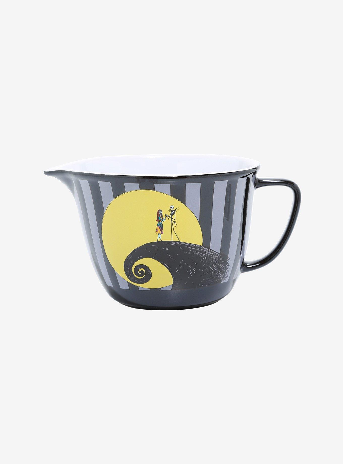Disney The Nightmare Before Christmas Jack Skellington & Sally Striped Mixing Bowl, , hi-res