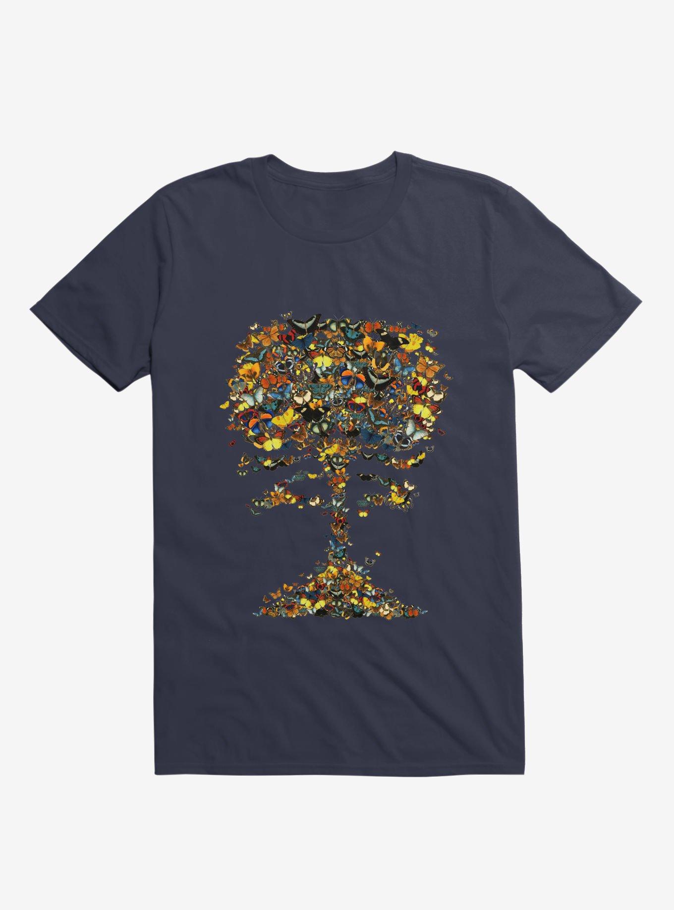 Atomic Butterfly T-Shirt, NAVY, hi-res