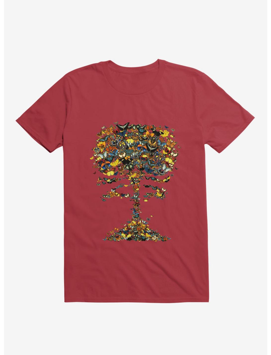Atomic Butterfly T-Shirt, RED, hi-res