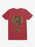 Atomic Butterfly T-Shirt, RED, hi-res