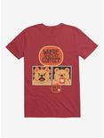 Where Is My Coffee Angry Bear T-Shirt, RED, hi-res