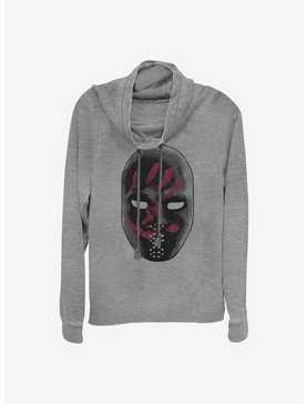 Marvel The Falcon And The Winter Soldier Flag Smashers Mask Cowlneck Long-Sleeve Girls Top, , hi-res