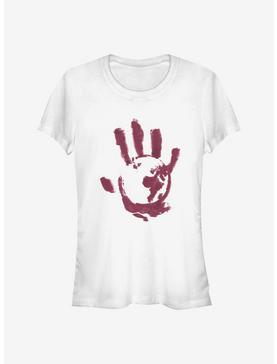 Marvel The Falcon And The Winter Soldier Bloody Hand Girls T-Shirt, WHITE, hi-res