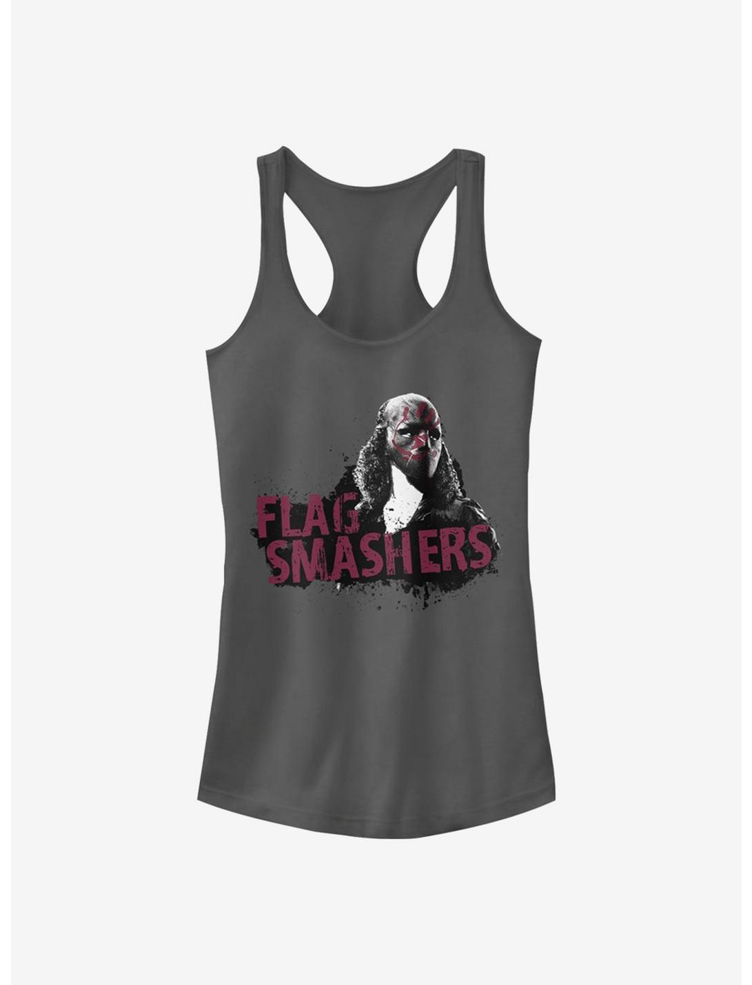 Marvel The Falcon And The Winter Soldier Flag Smashers Girls Tank, CHARCOAL, hi-res