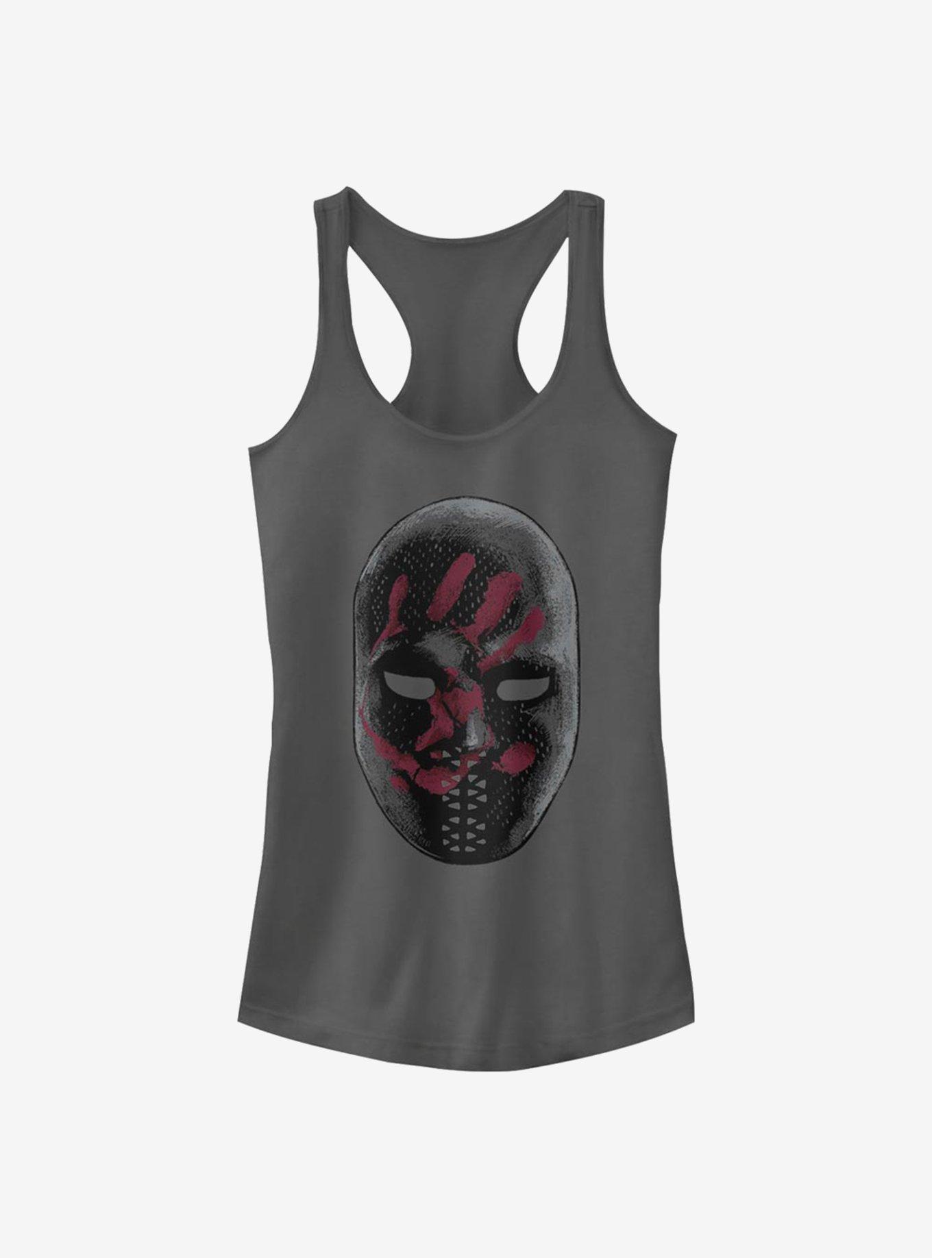 Marvel The Falcon And The Winter Soldier Flag Smashers Mask Girls Tank, CHARCOAL, hi-res