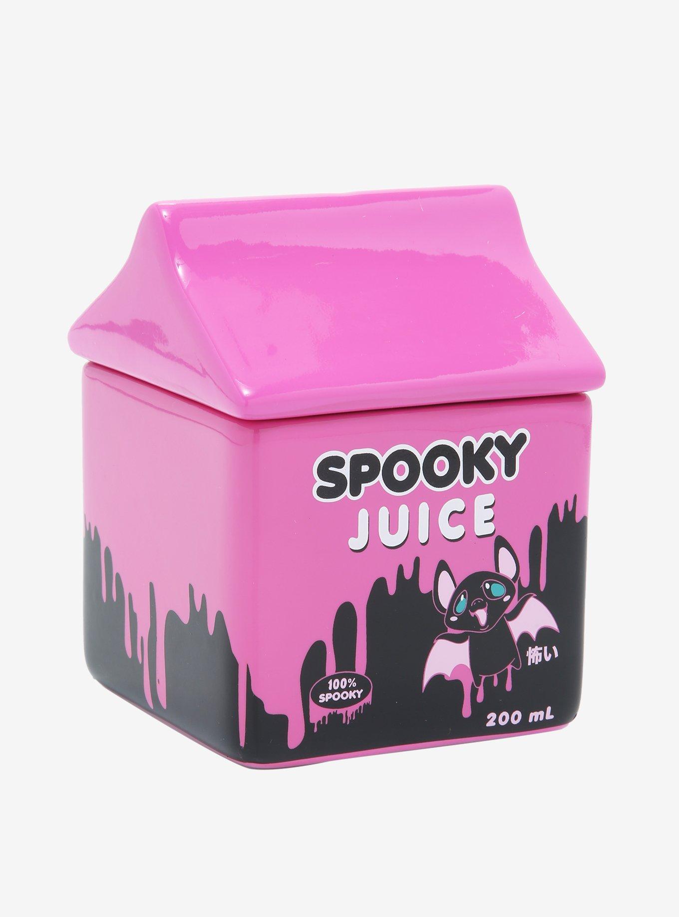 Pink & Black Spooky Juice Trinket Jar