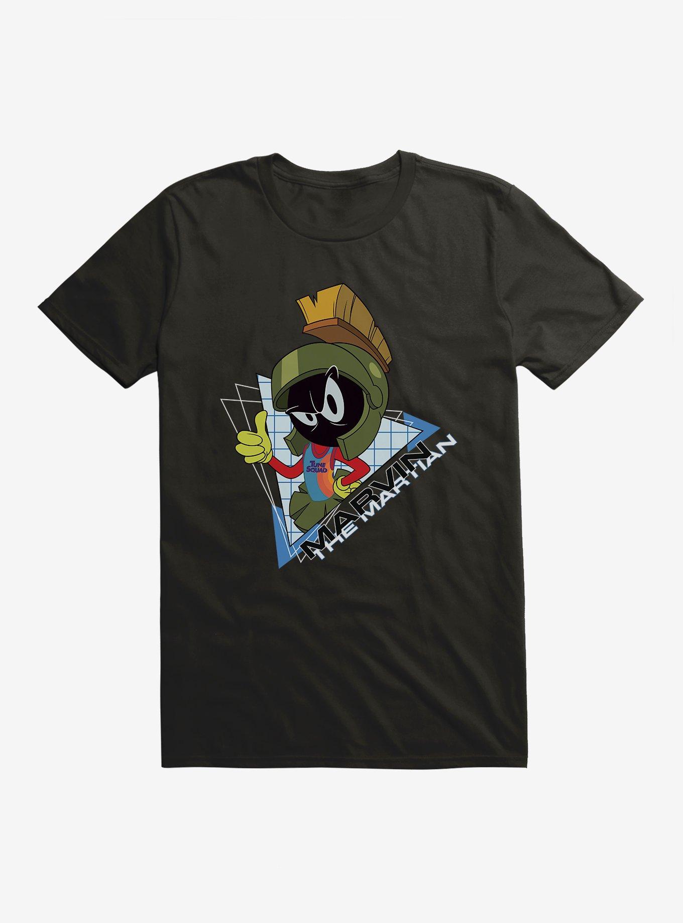 Space Jam: A New Legacy Marvin The Martian Triangle Grid T-Shirt, , hi-res