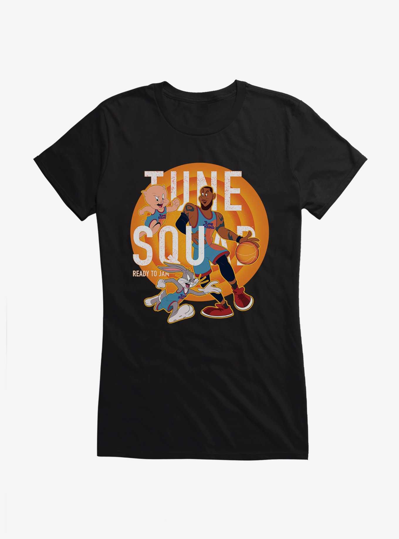 Space Jam: A New Legacy LeBron, Bugs Bunny And Porky Pig Tune Squad Girls T-Shirt, , hi-res
