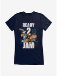 Space Jam: A New Legacy Bugs Bunny, Marvin The Martian, And Taz Ready 2 Jam Girls T-Shirt, , hi-res