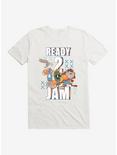 Space Jam: A New Legacy Bugs Bunny, Marvin The Martian, And Taz Ready 2 Jam T-Shirt, WHITE, hi-res