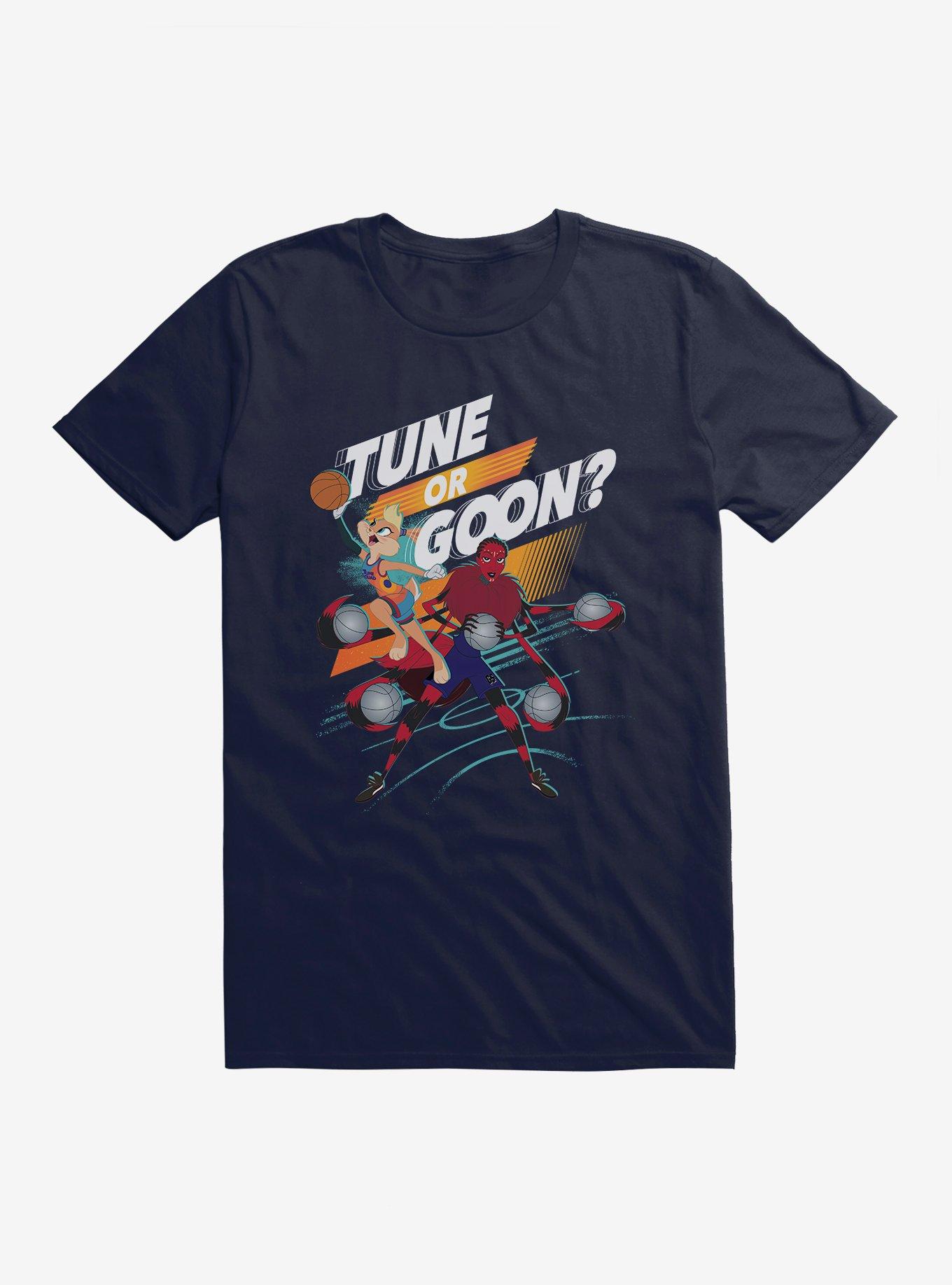 Space Jam: A New Legacy Tune Or Goon? Logo T-Shirt, NAVY, hi-res