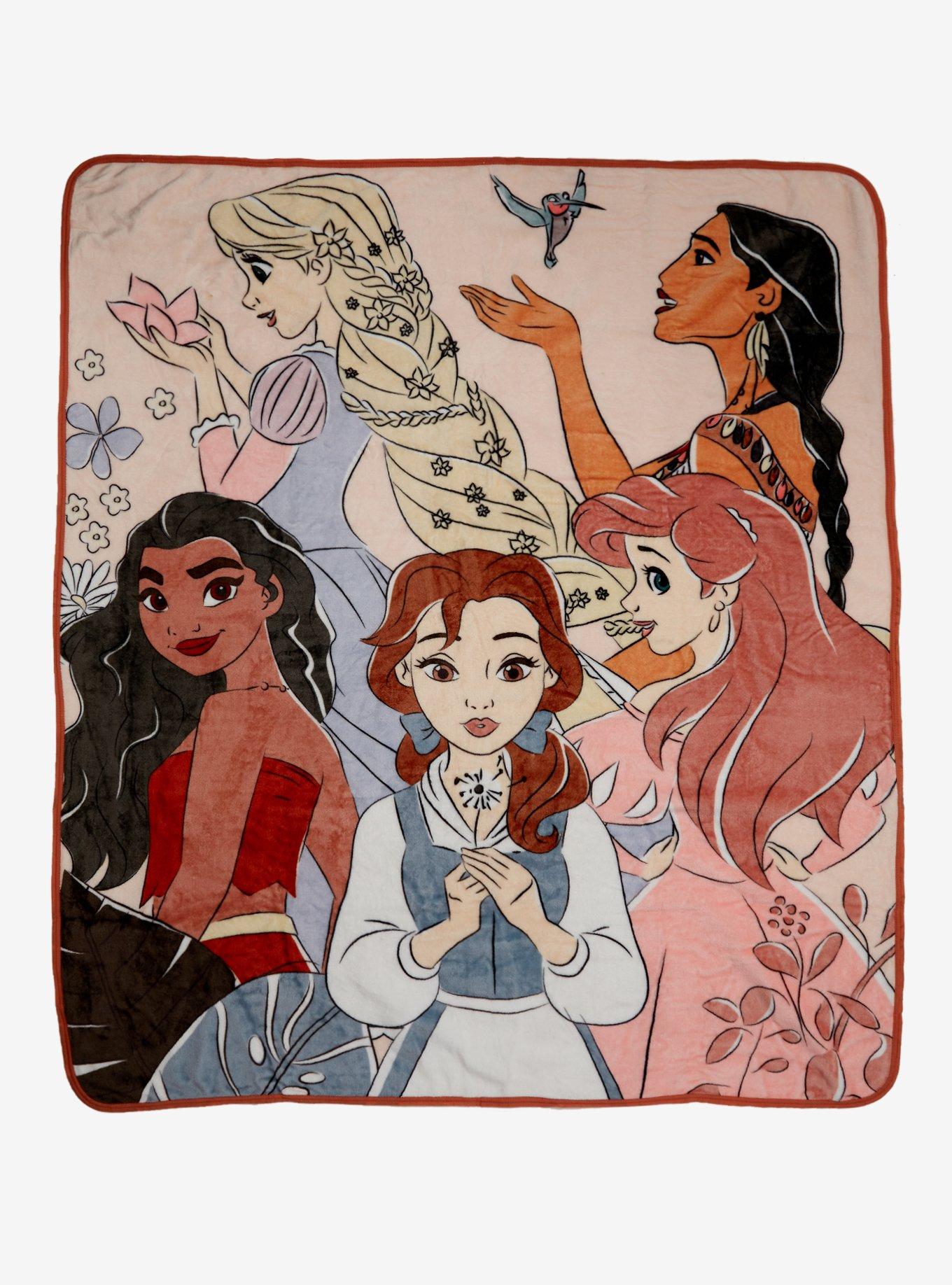 Disney Princesses Group Portrait Throw - BoxLunch Exclusive, , hi-res