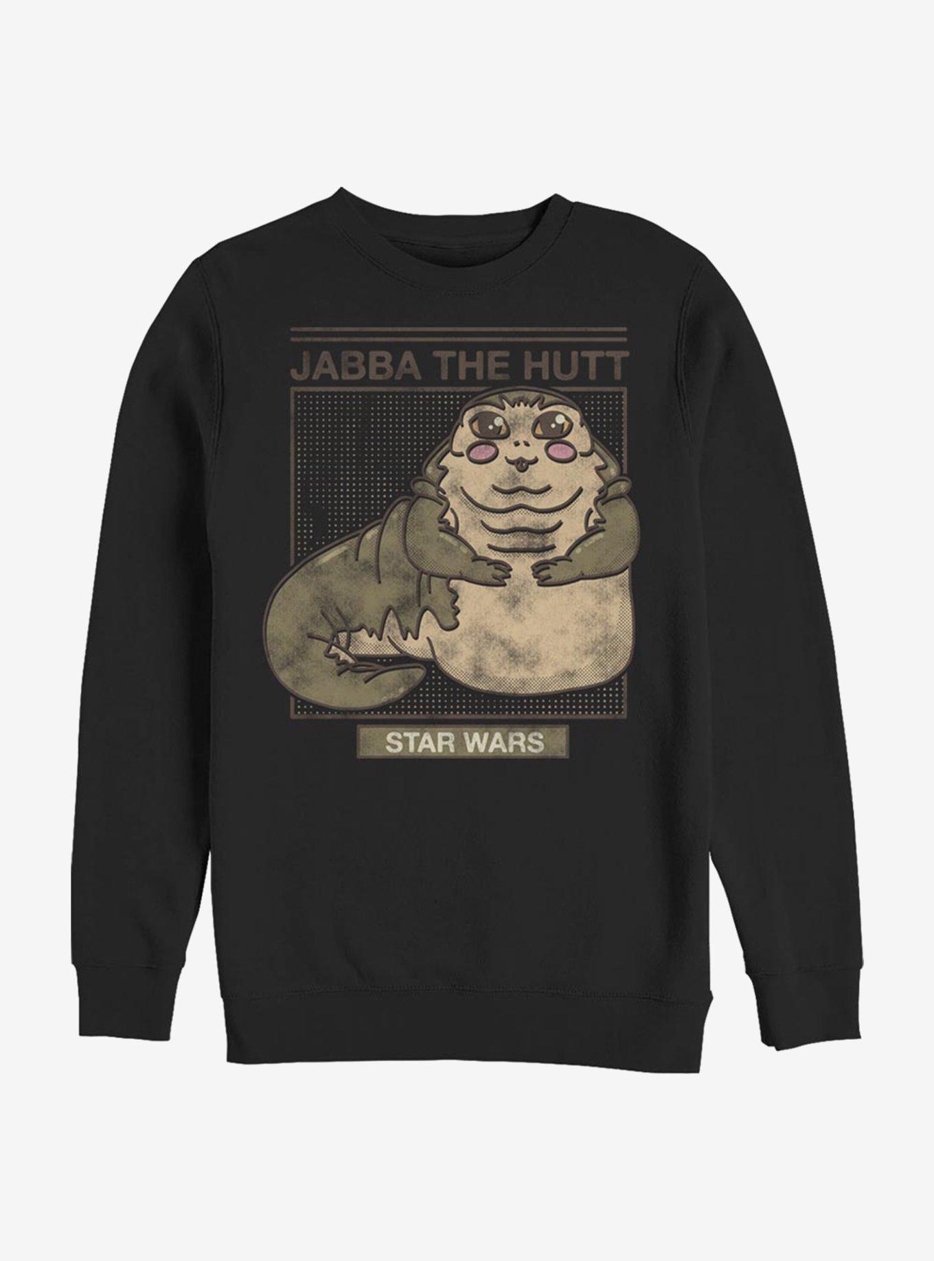 Star Wars Cute Jabba Sweatshirt, BLACK, hi-res