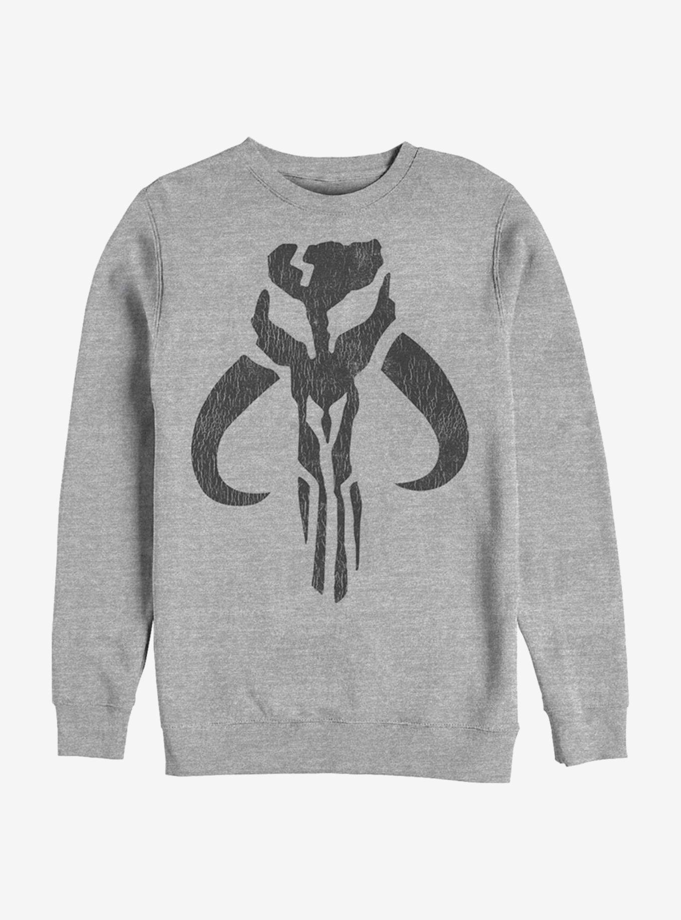 Star Wars Mando Symbol Sweatshirt, ATH HTR, hi-res