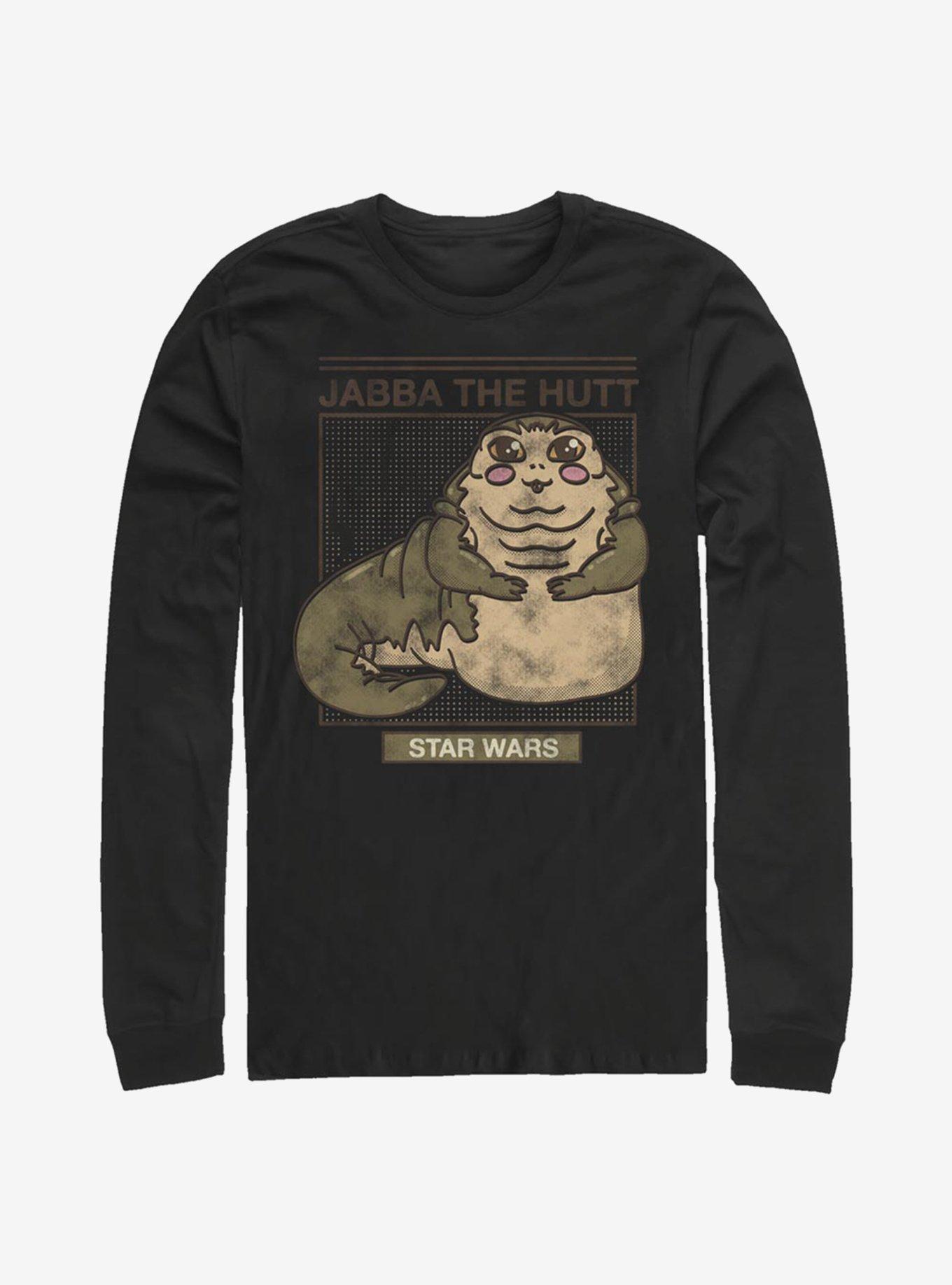 Star Wars Cute Jabba Long-Sleeve T-Shirt, BLACK, hi-res