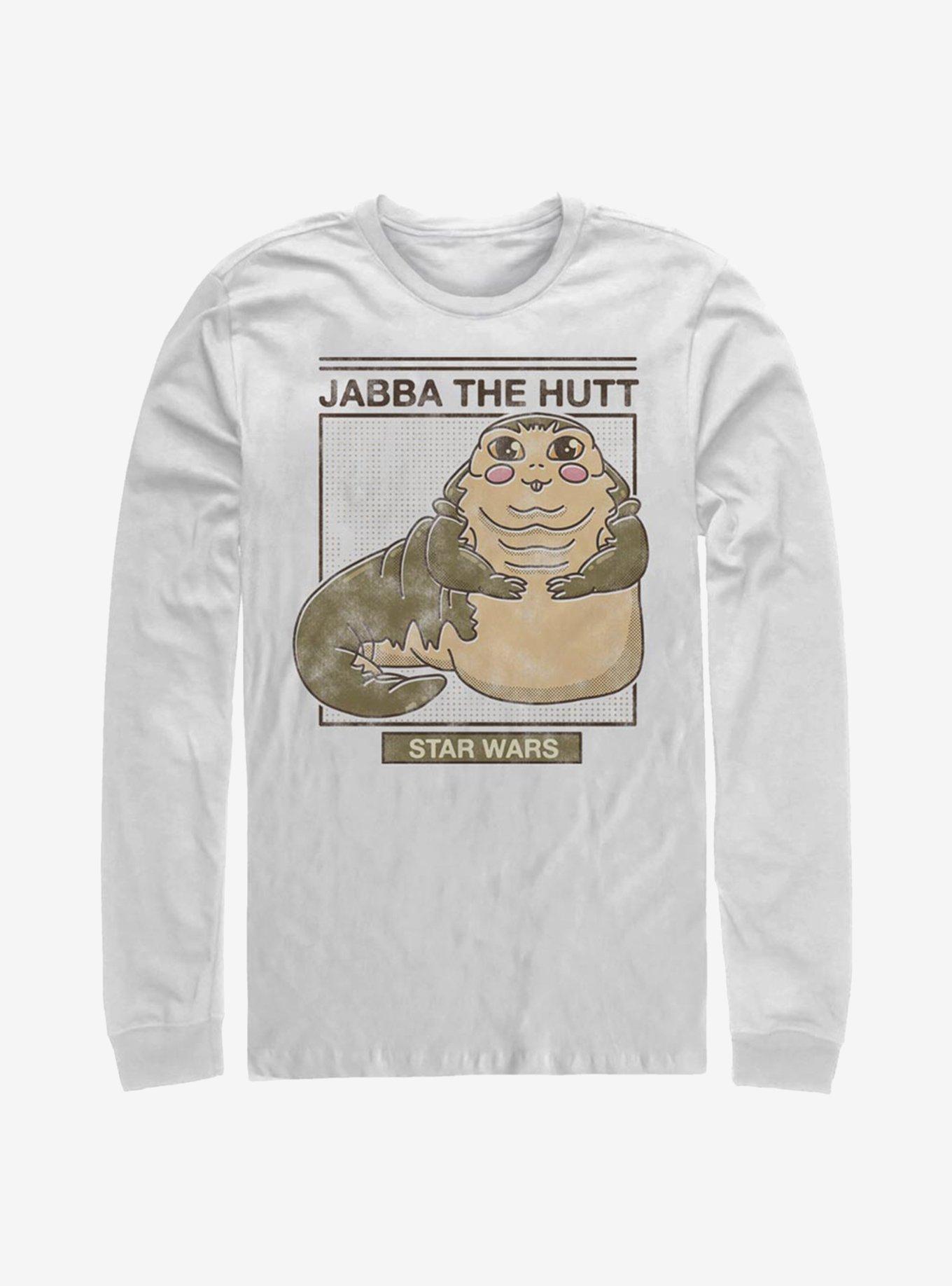 Star Wars Cute Jabba Long-Sleeve T-Shirt, WHITE, hi-res