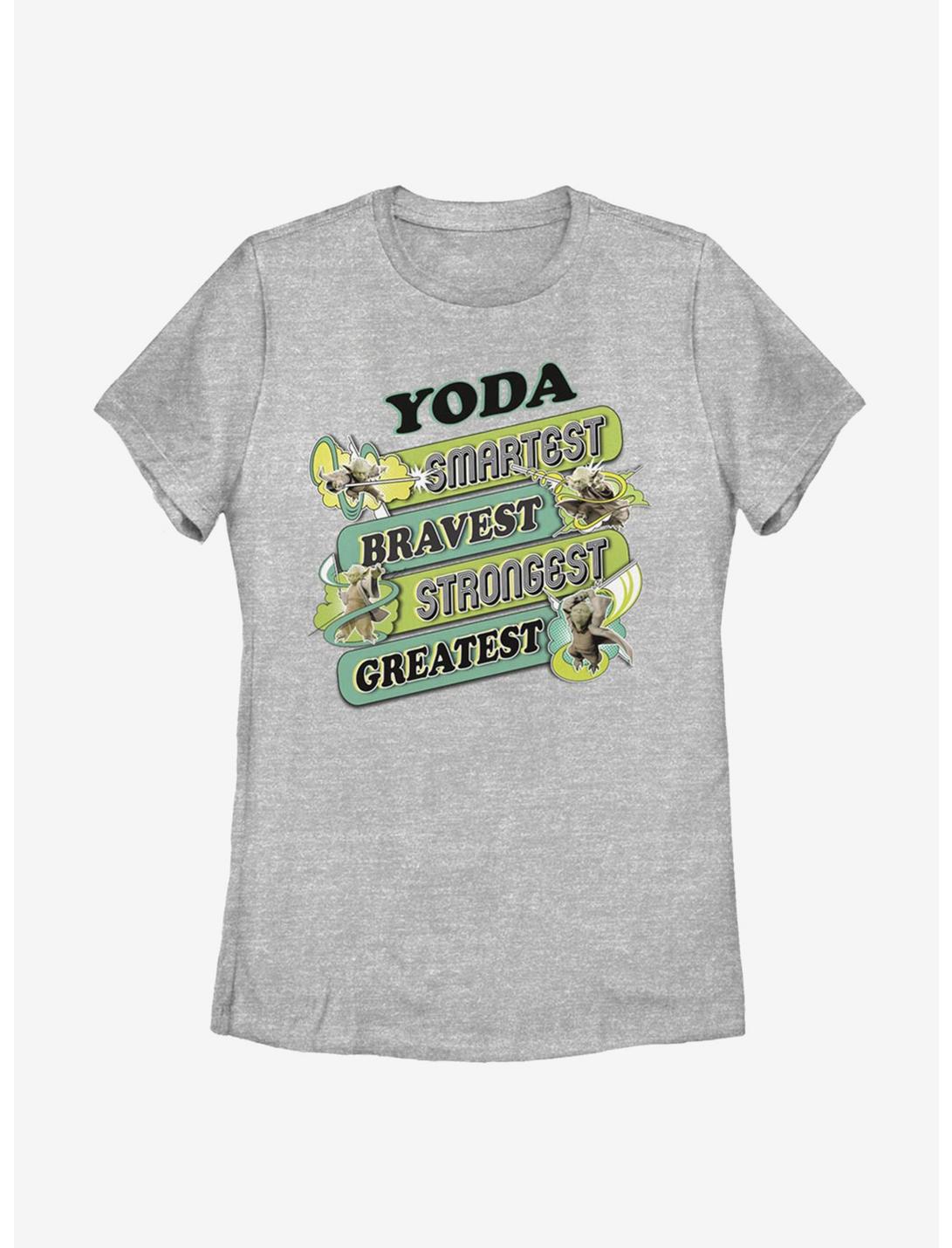 Star Wars Yoda Jumble Womens T-Shirt, ATH HTR, hi-res
