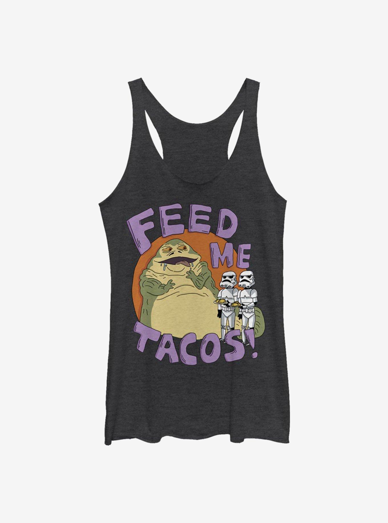 Star Wars Jabba Tacos Tank Top, BLK HTR, hi-res