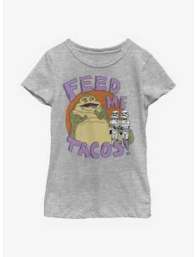 Star Wars Jabba Tacos Youth Girls T-Shirt, , hi-res