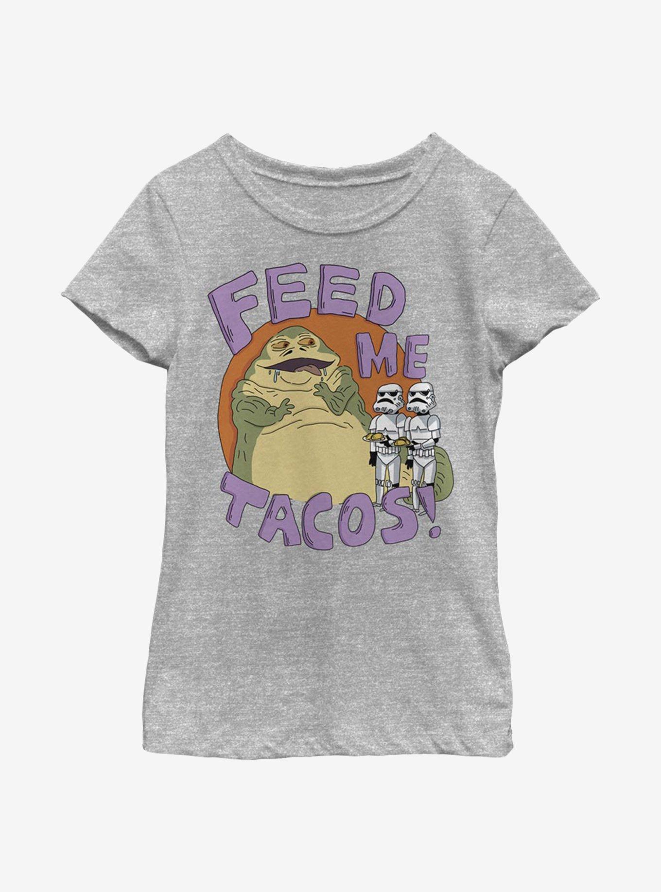 Star Wars Jabba Tacos Youth Girls T-Shirt, , hi-res