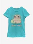Star Wars Jabba Wabba Cute Youth Girls T-Shirt, TAHI BLUE, hi-res