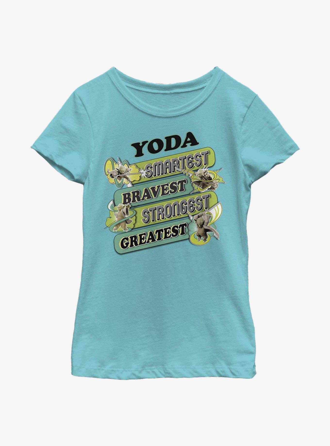 Star Wars Yoda Jumble Youth Girls T-Shirt, , hi-res