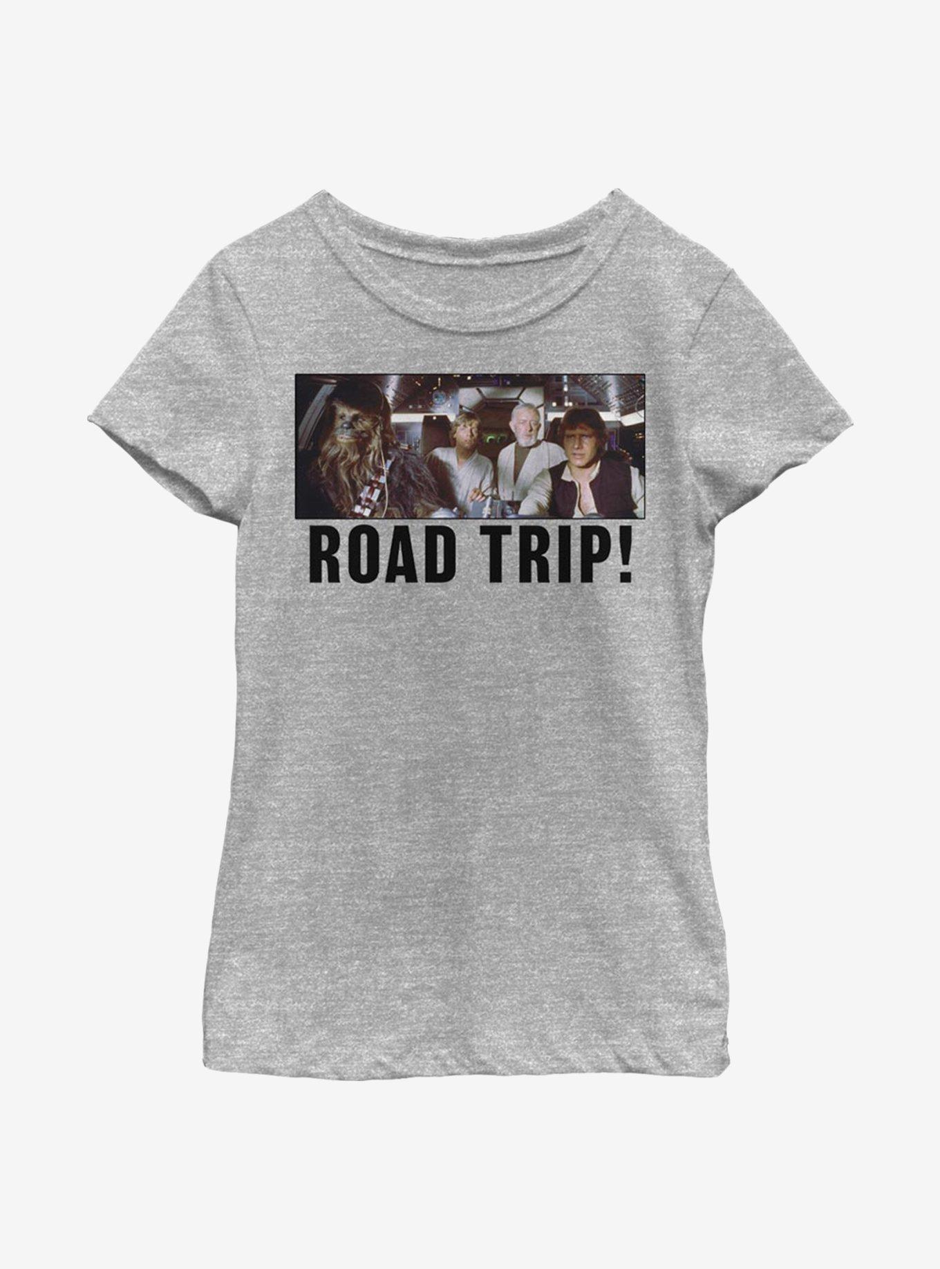 Star Wars Road Trip! Youth Girls T-Shirt, ATH HTR, hi-res