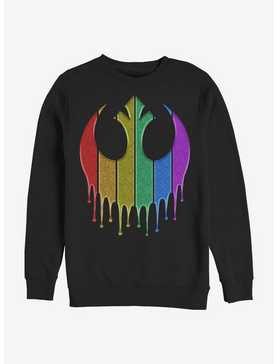 Star Wars Rainbow Rebel Drip Sweatshirt, , hi-res