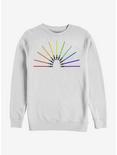 Star Wars Light Sabor Rainbow Sweatshirt, WHITE, hi-res