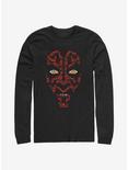 Star Wars Darth Maul Halloween Long-Sleeve T-Shirt, BLACK, hi-res