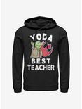 Star Wars Yoda Best Teacher Hoodie, BLACK, hi-res