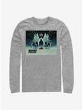 Star Wars The Empire Strikes Back Square Poster Long-Sleeve T-Shirt, ATH HTR, hi-res