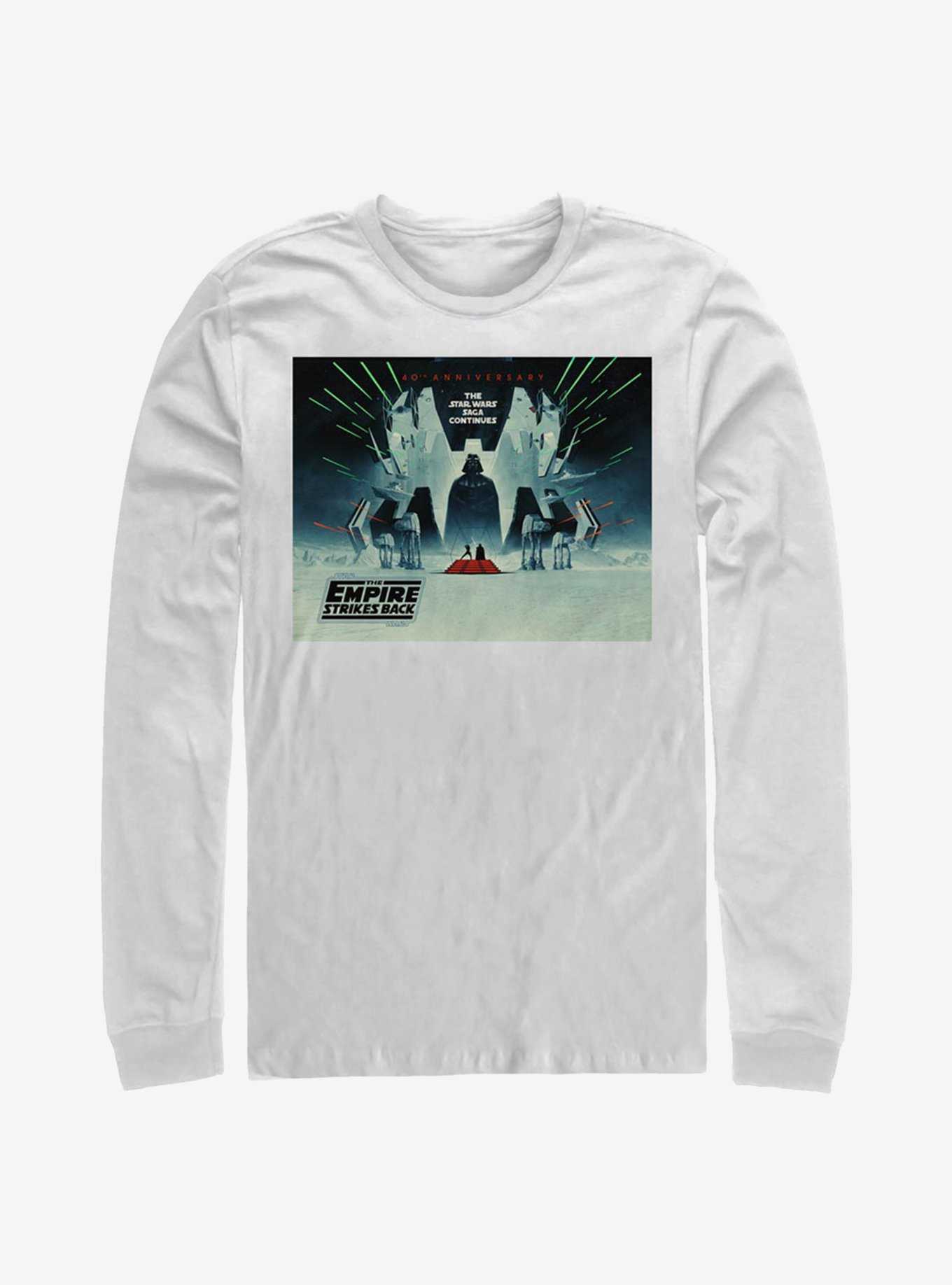 Star Wars The Empire Strikes Back Square Poster Long-Sleeve T-Shirt, , hi-res