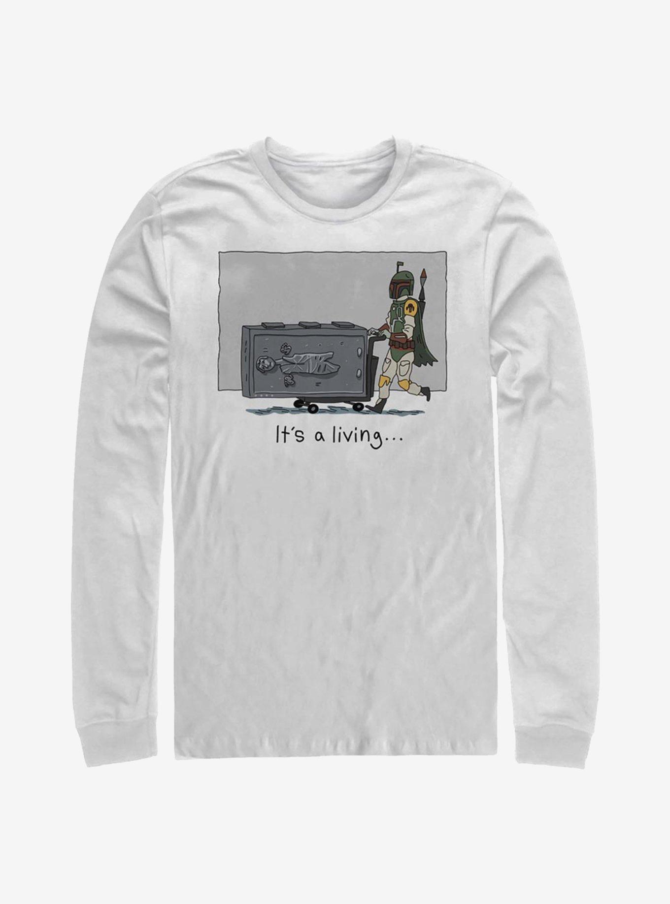 Star Wars It's A Living Long-Sleeve T-Shirt, WHITE, hi-res