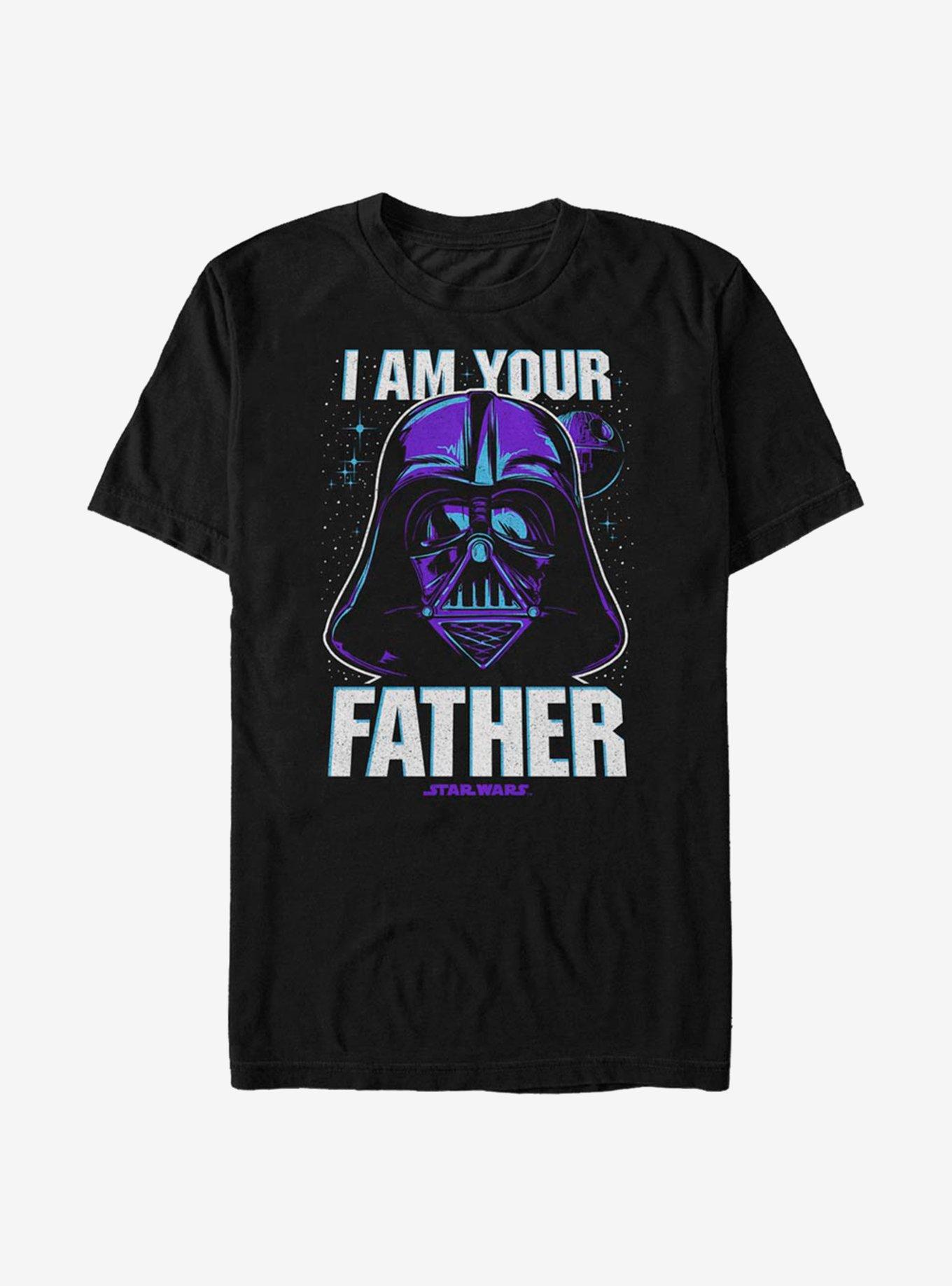 Star Wars I Am Your Father Vader Bold Letters T-Shirt, BLACK, hi-res