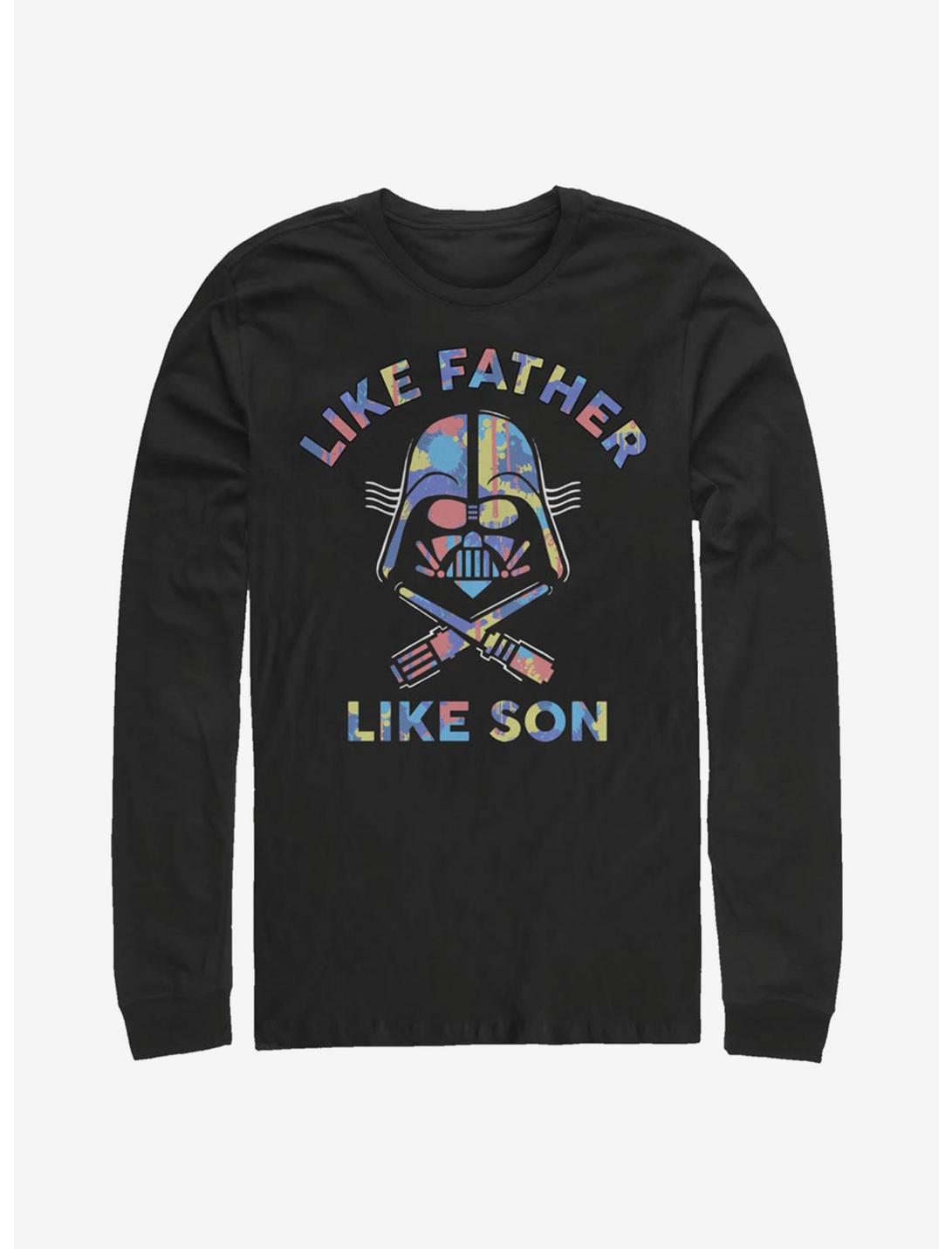 Star Wars Like Father Like Son Vader Long-Sleeve T-Shirt, BLACK, hi-res