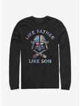 Star Wars Like Father Like Son Vader Long-Sleeve T-Shirt, BLACK, hi-res