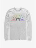 Star Wars Light Sabor Rainbow Long-Sleeve T-Shirt, WHITE, hi-res