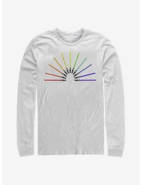 Star Wars Light Sabor Rainbow Long-Sleeve T-Shirt, , hi-res