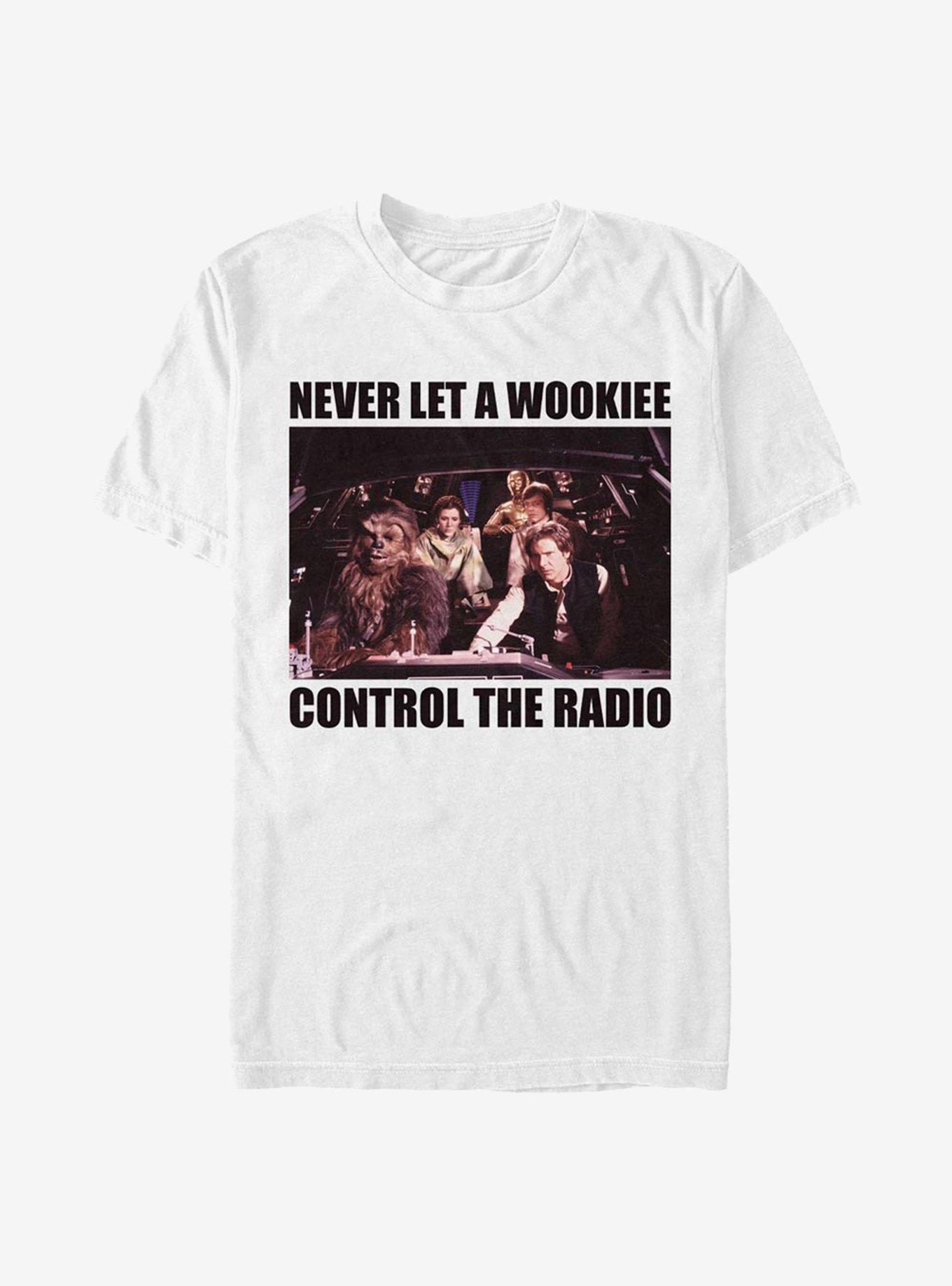 Star Wars Wookie Radio T-Shirt, WHITE, hi-res