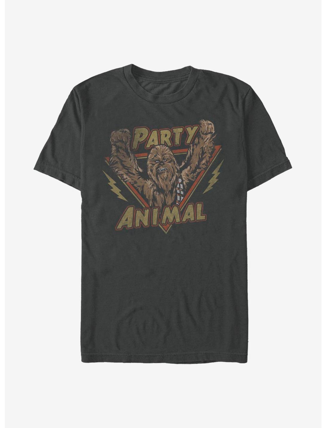 Star Wars Chewie Party Animal T-Shirt, CHARCOAL, hi-res