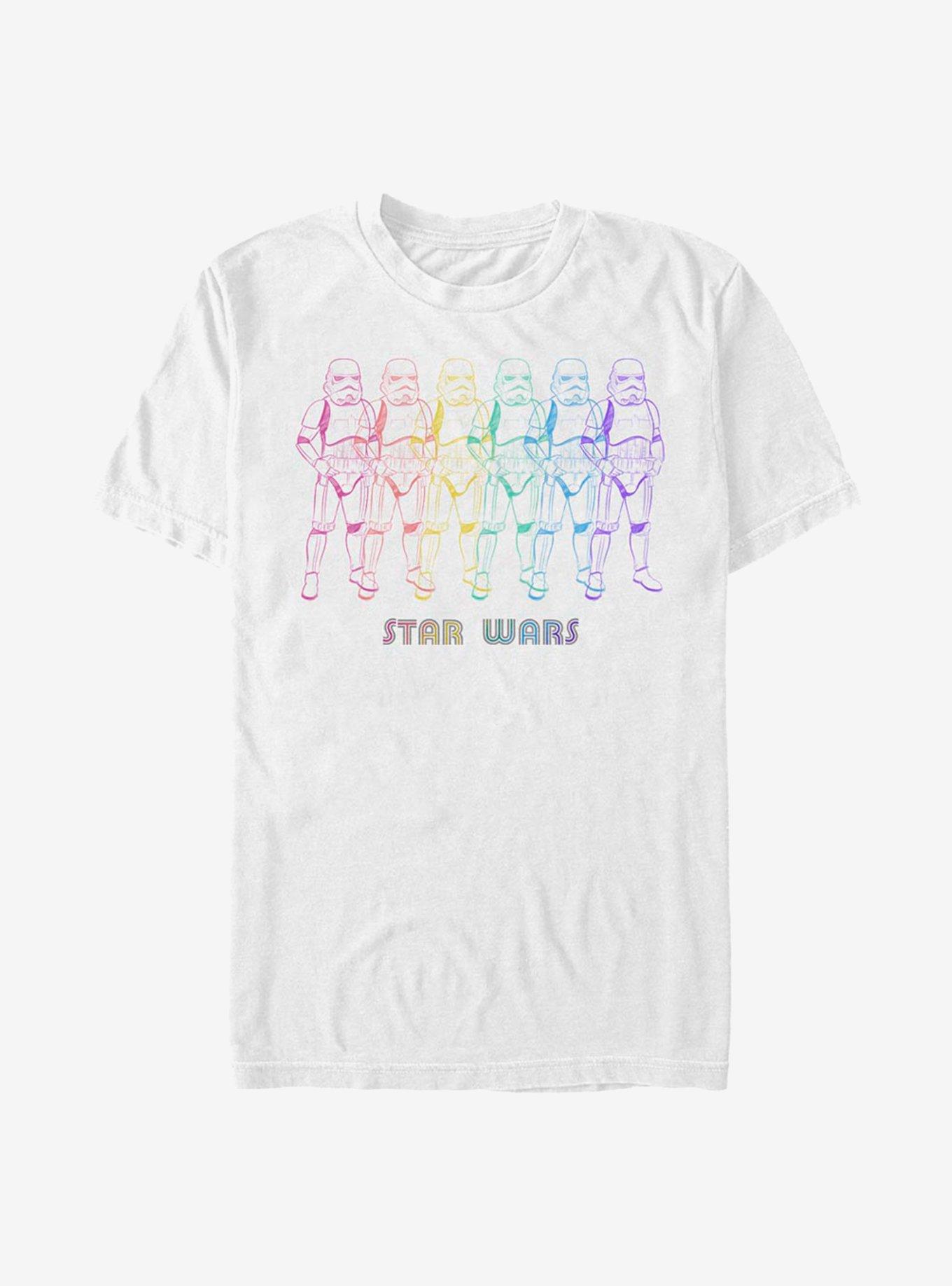 Star Wars Chrome Line Stormtroopers T-Shirt, WHITE, hi-res