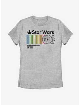 Star Wars Falcon Colorful Womens T-Shirt, , hi-res